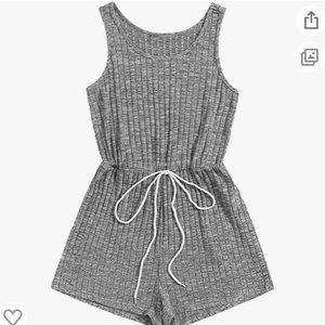 Grey tank romper